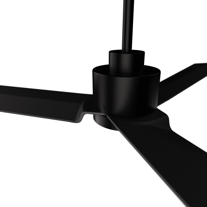 Ventilador ANNE M negro palas negras sin luz – Sulion