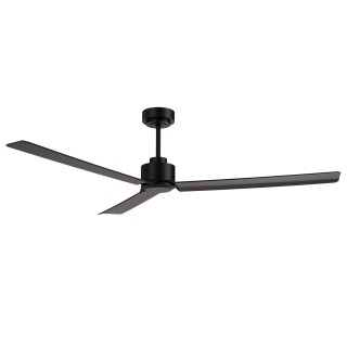 Ventilador ANNE XL negro palas negras sin luz – Sulion