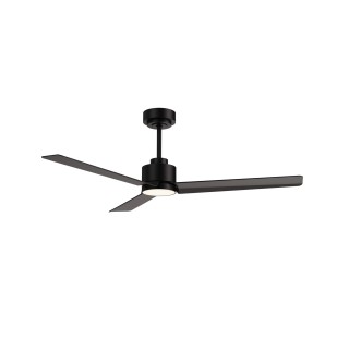 Ventilador ANNE M negro palas negras luz general – Sulion