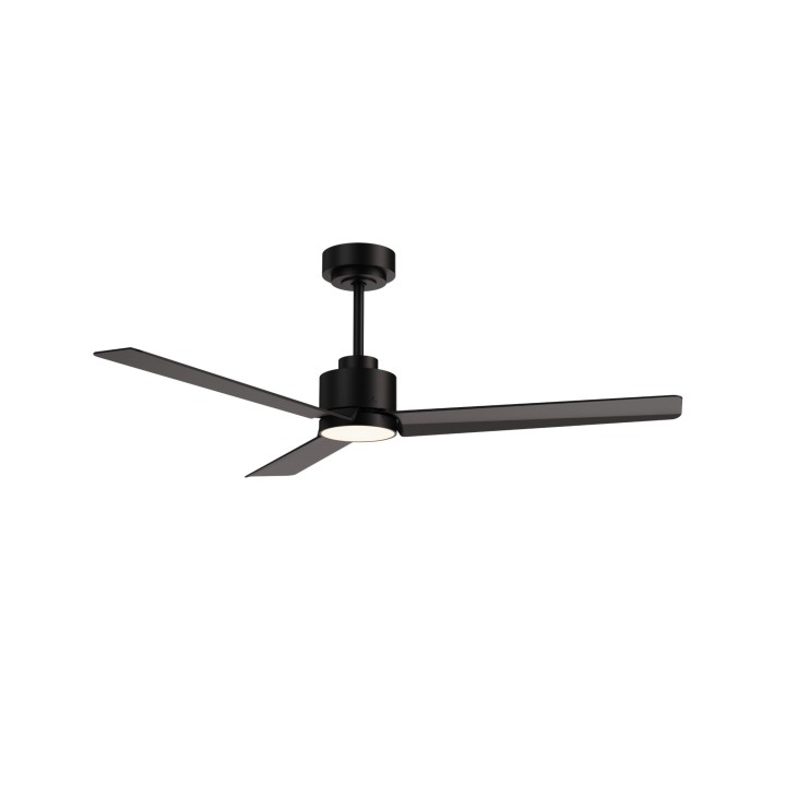 Ventilador ANNE M negro palas negras luz general – Sulion