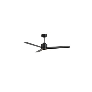 Ventilador ANNE M negro palas negras luz indirecta – Sulion