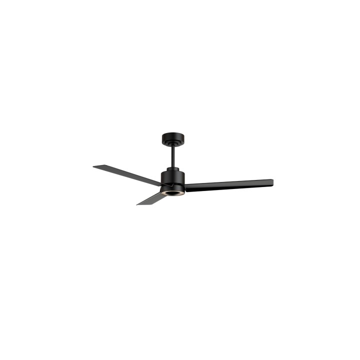Ventilador ANNE M negro palas negras luz indirecta – Sulion