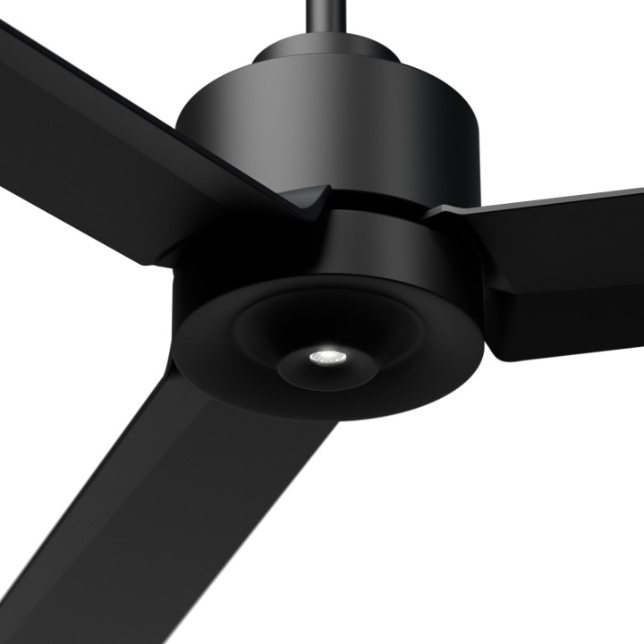 Ventilador ANNE M negro palas negras luz confort – Sulion