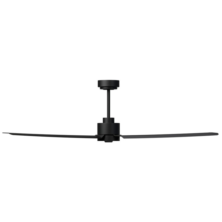 Ventilador ANNE XL negro palas negras luz confort – Sulion