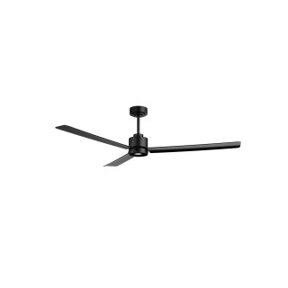 Ventilador ANNE XL negro palas negras luz focal – Sulion