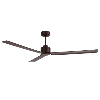 Ventilador ANNE XL marrón óxido palas marrón óxido sin luz – Sulion