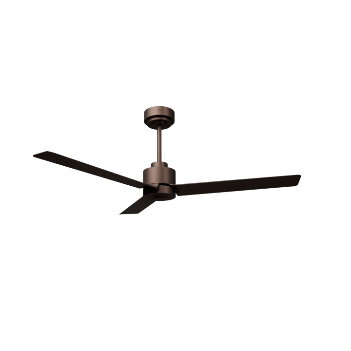 Ventilador ANNE M marrón óxido palas marrón óxido luz confort – Sulion