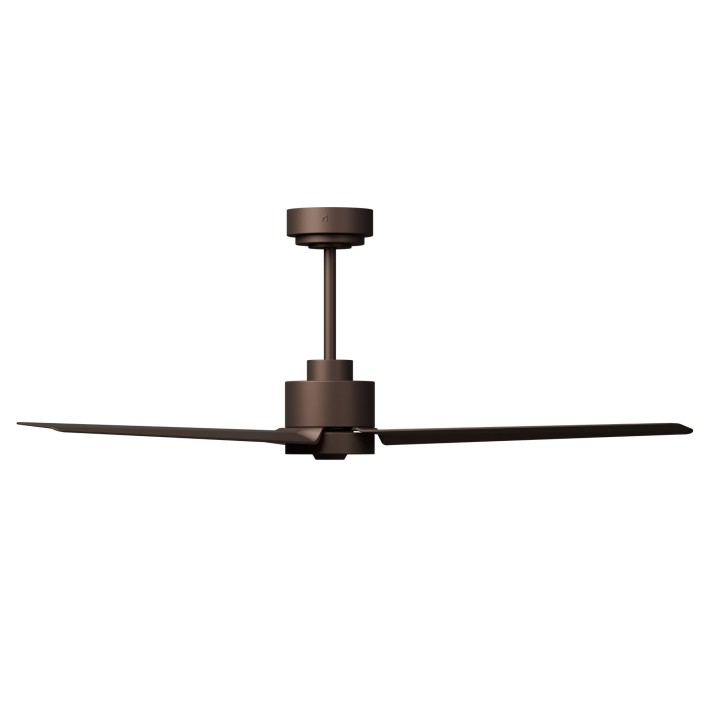 Ventilador ANNE M marrón óxido palas marrón óxido luz confort – Sulion