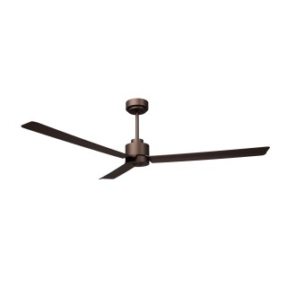 Ventilador ANNE XL marrón óxido palas marrón óxido luz confort Sulion