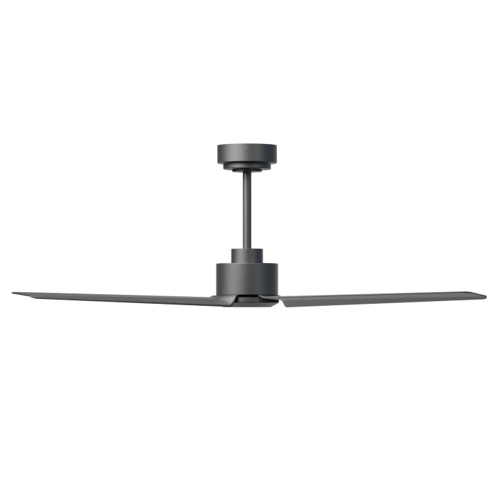 Ventilador ANNE M gris grafito palas gris grafito sin luz – Sulion