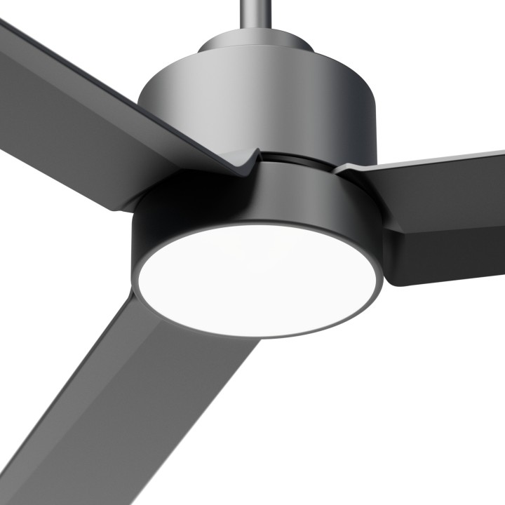 Ventilador ANNE M gris grafito palas gris grafito luz general – Sulion