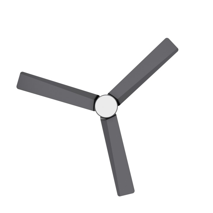 Ventilador ANNE M gris grafito palas gris grafito luz general – Sulion