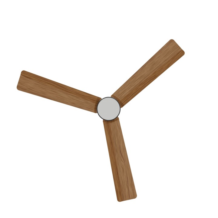 Ventilador ANNE M gris grafito palas madera media luz general – Sulion