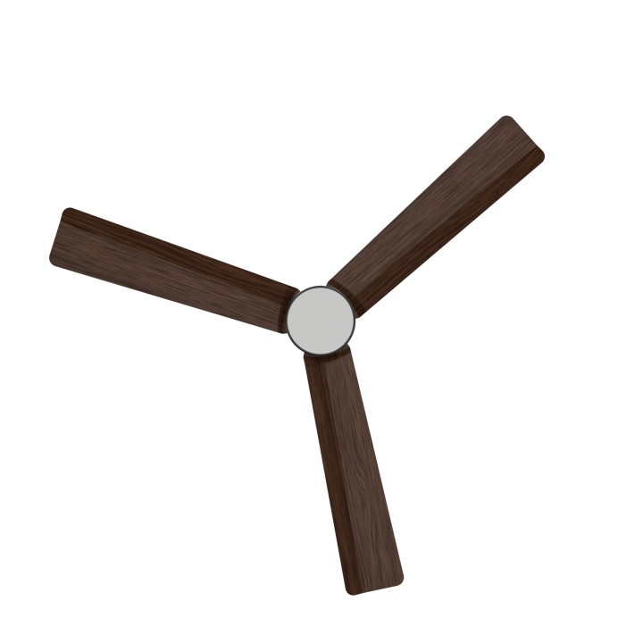 Ventilador ANNE M gris grafito palas madera oscura luz general – Sulion