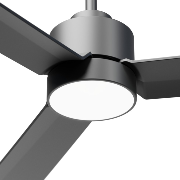 Ventilador ANNE XL gris grafito palas gris grafito luz general Sulion