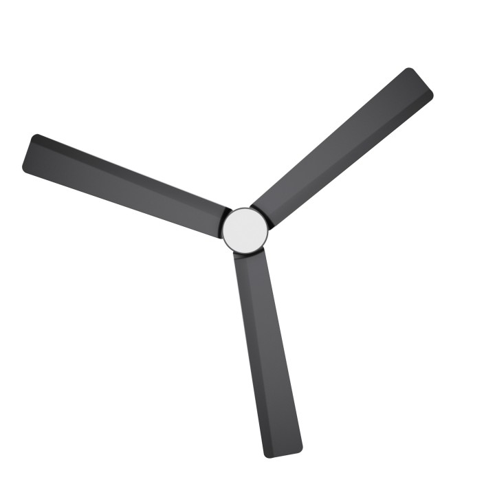 Ventilador ANNE XL gris grafito palas gris grafito luz general Sulion