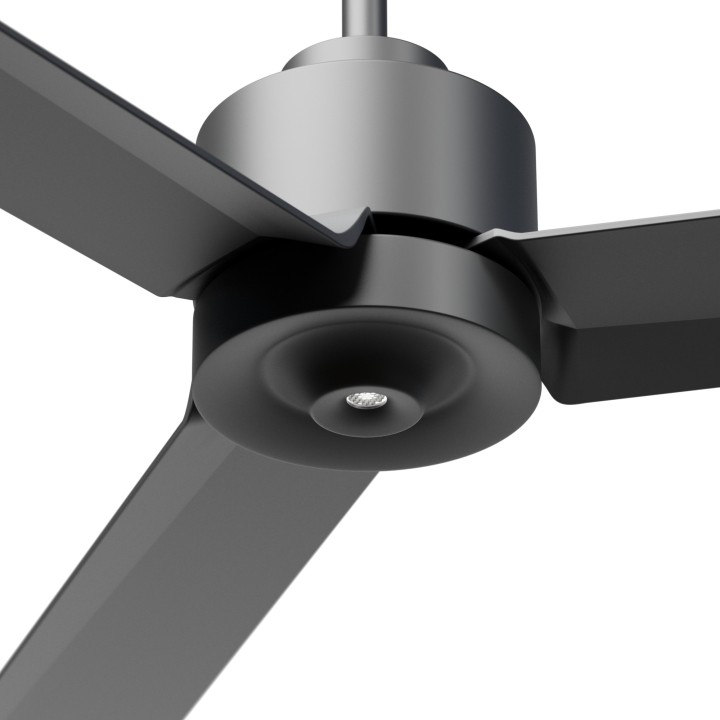 Ventilador ANNE M gris grafito palas gris grafito luz confort – Sulion