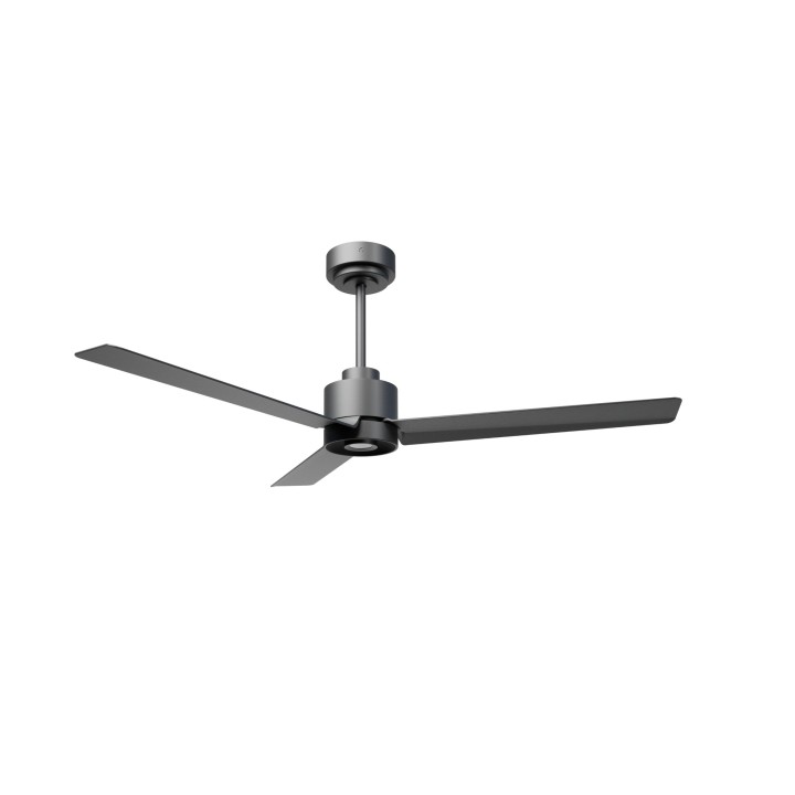 Ventilador ANNE M gris grafito palas gris grafito luz focal – Sulion