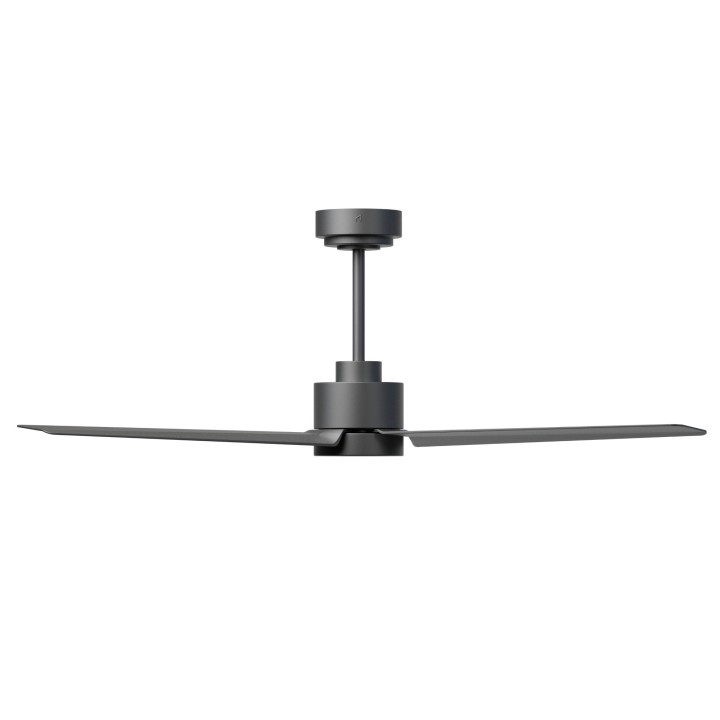 Ventilador ANNE M gris grafito palas gris grafito luz focal – Sulion