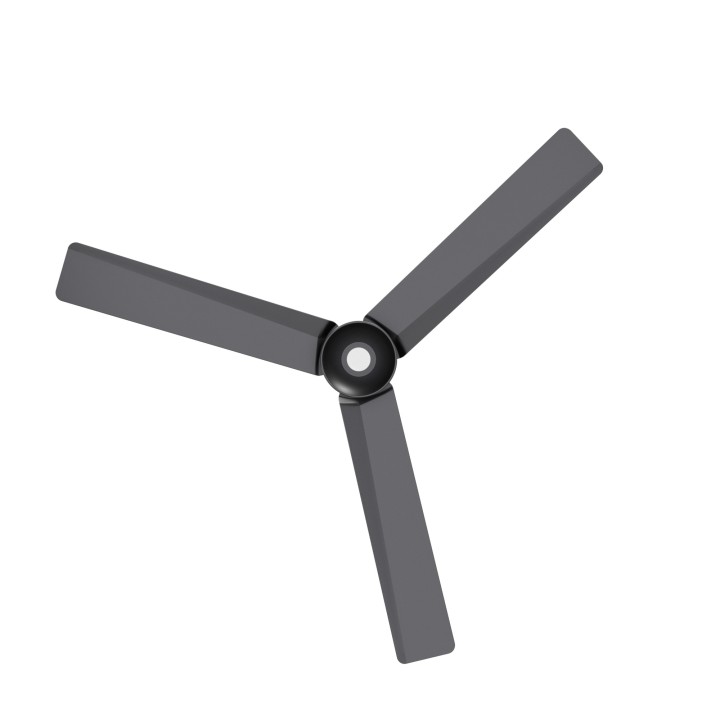 Ventilador ANNE M gris grafito palas gris grafito luz focal – Sulion
