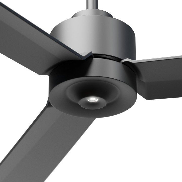 Ventilador ANNE XL gris grafito palas gris grafito luz confort Sulion