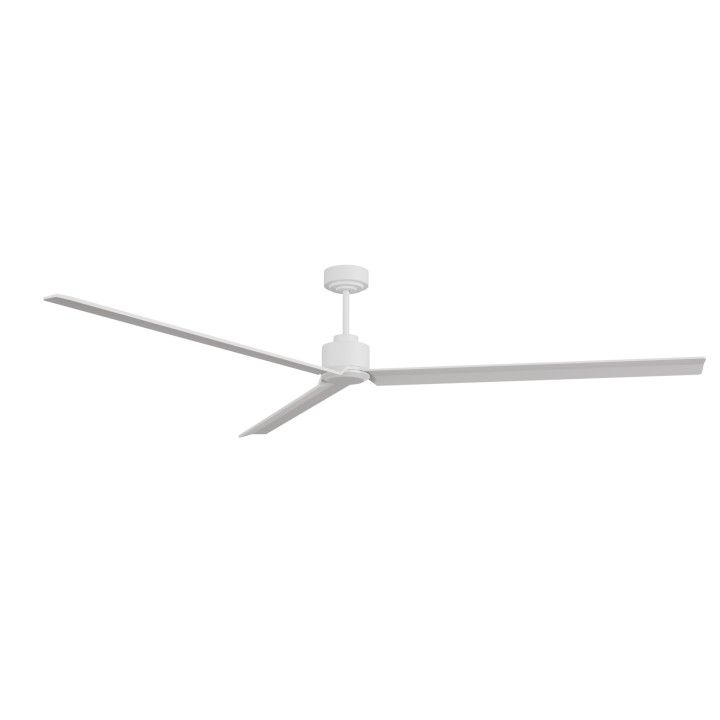 Ventilador ANNE XXL blanco palas blancas sin luz – Sulion