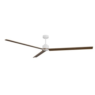 Ventilador ANNE XXL blanco palas madera oscura sin luz – Sulion