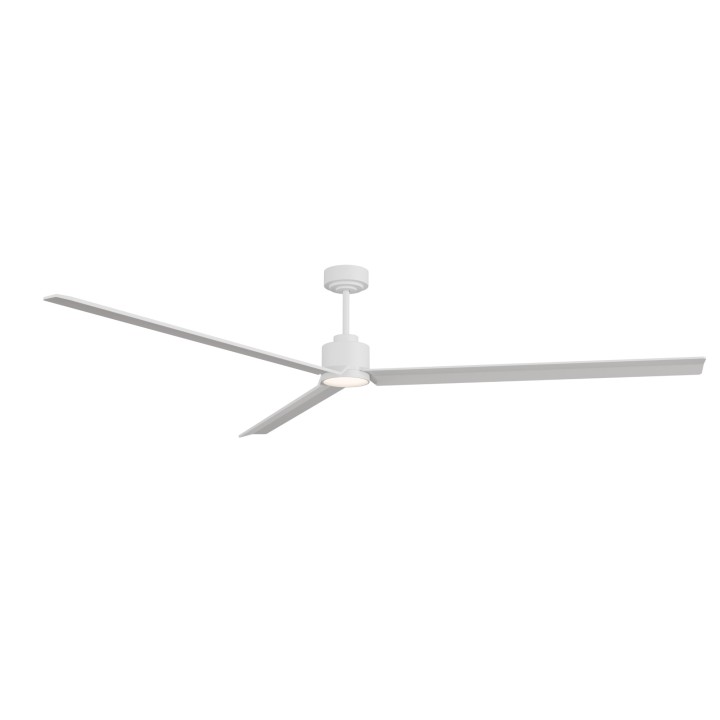 Ventilador ANNE XXL blanco palas blancas luz general – Sulion