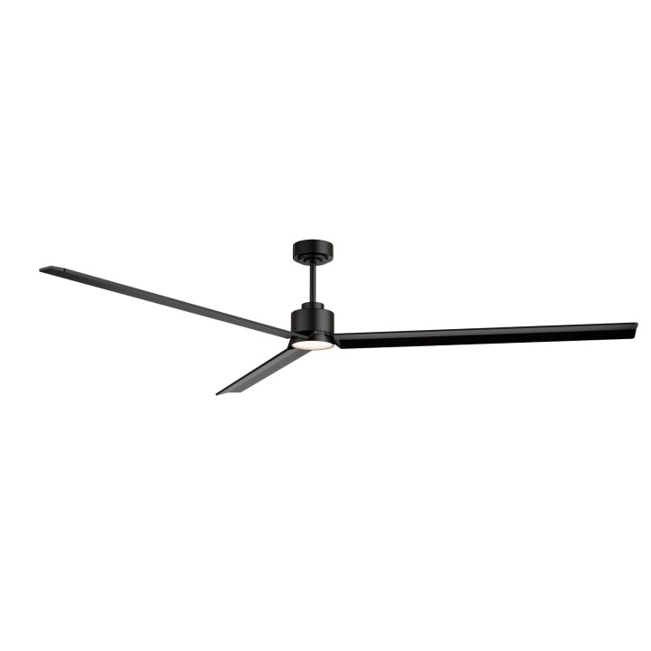 Ventilador ANNE XXL negro palas negras luz general – Sulion