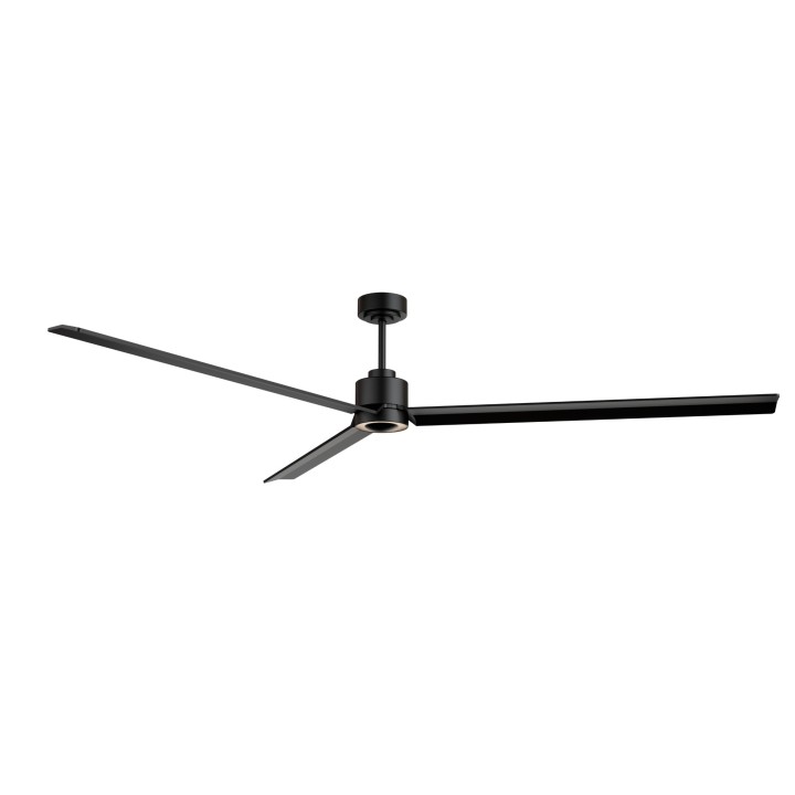 Ventilador ANNE XXL negro palas negras luz indirecta – Sulion