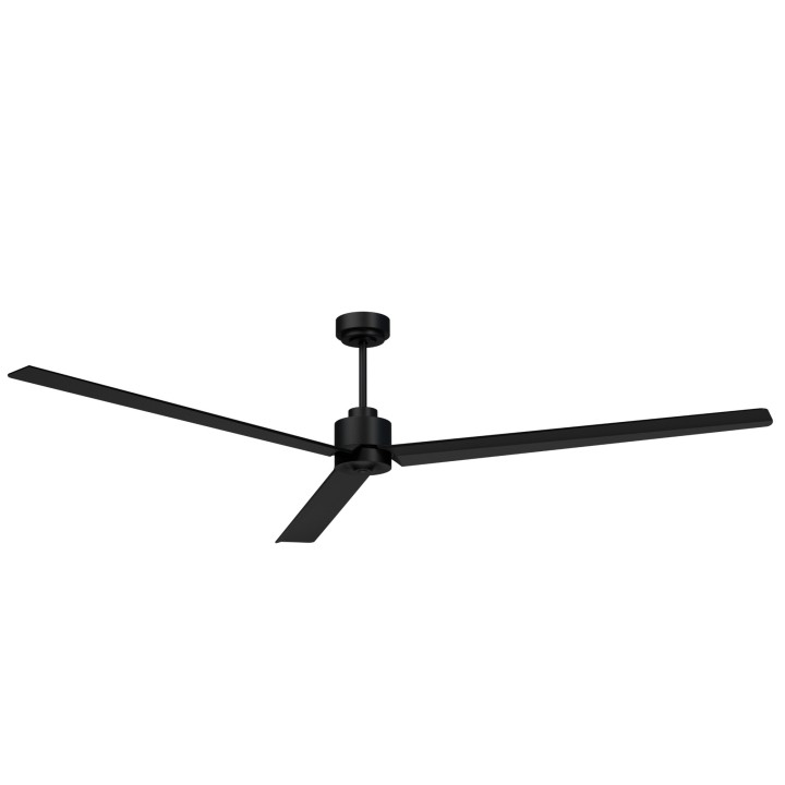Ventilador ANNE XXL negro palas negras luz confort – Sulion