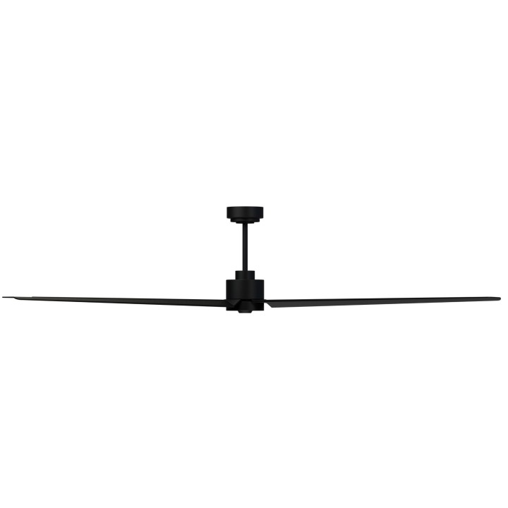 Ventilador ANNE XXL negro palas negras luz confort – Sulion