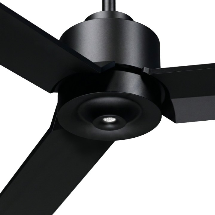 Ventilador ANNE XXL negro palas negras luz confort – Sulion