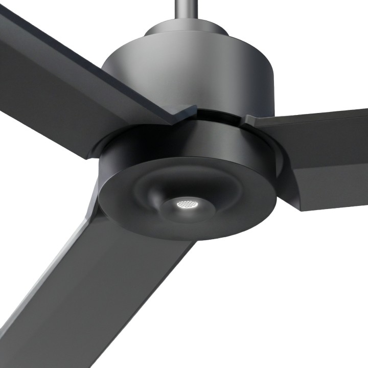 Ventilador ANNE XXL gris grafito palas gris grafito luz confort Sulion