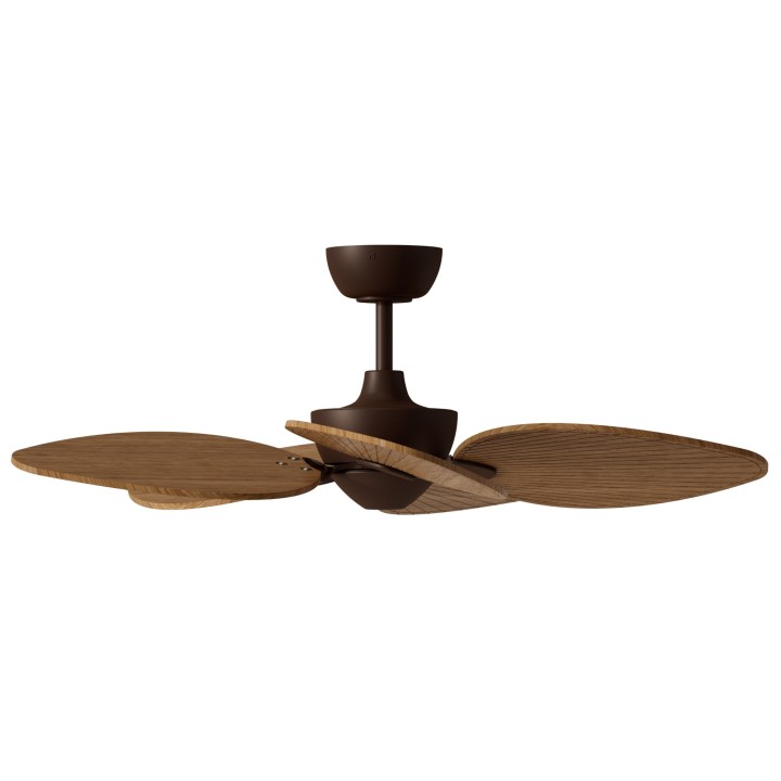 Ventilador ALMA S óxido madera oscura luz confort – Sulion