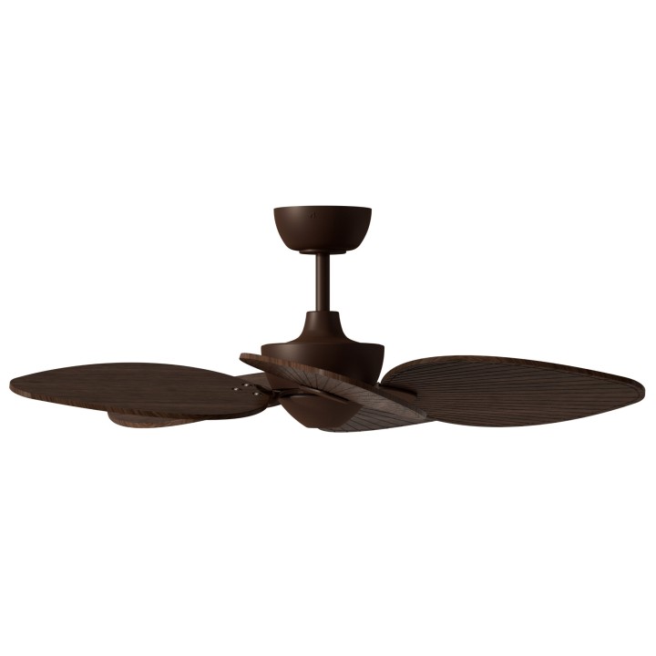 Ventilador ALMA S óxido madera oscura luz confort – Sulion