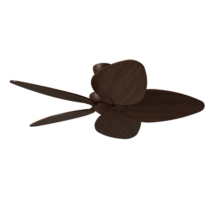 Ventilador ALMA L óxido madera oscura luz confort – Sulion