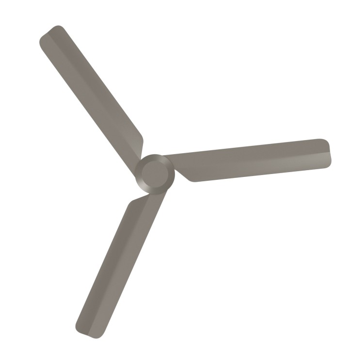 Ventilador NOX L metalizado palas acero inoxidable – Sulion