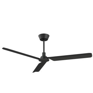 Ventilador NOX L negro diseño contemporáneo – Sulion