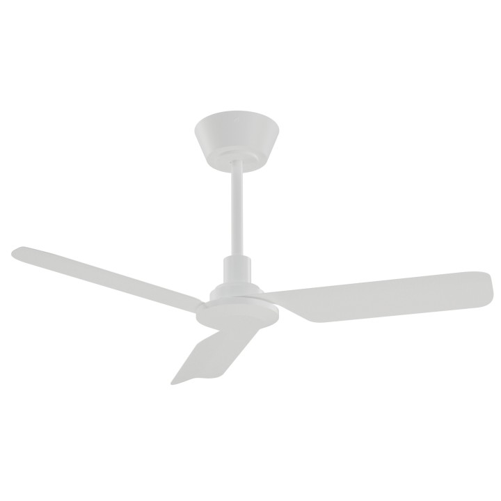 Ventilador NOX S blanco diseño contemporáneo – Sulion