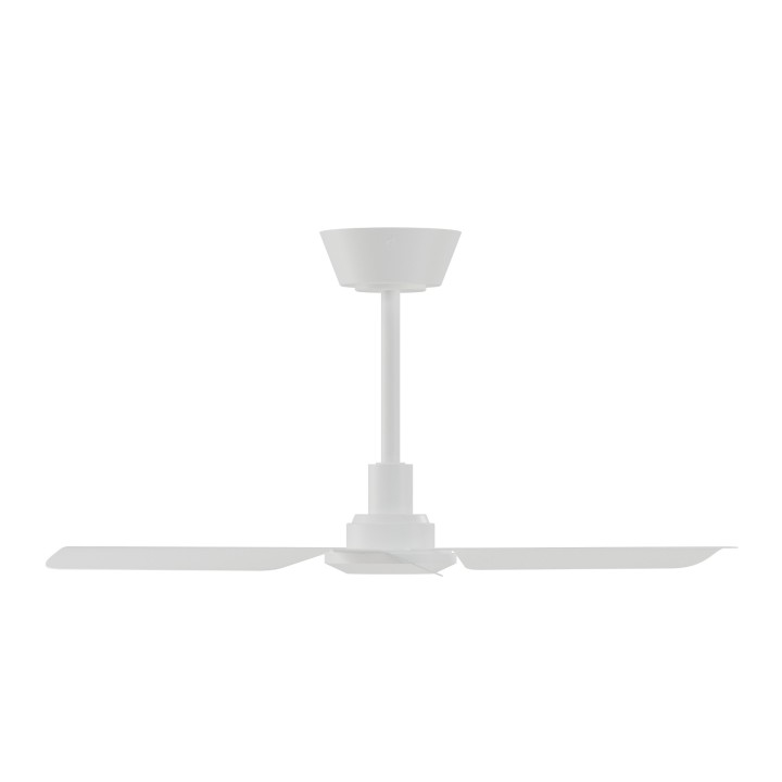 Ventilador NOX S blanco diseño contemporáneo – Sulion