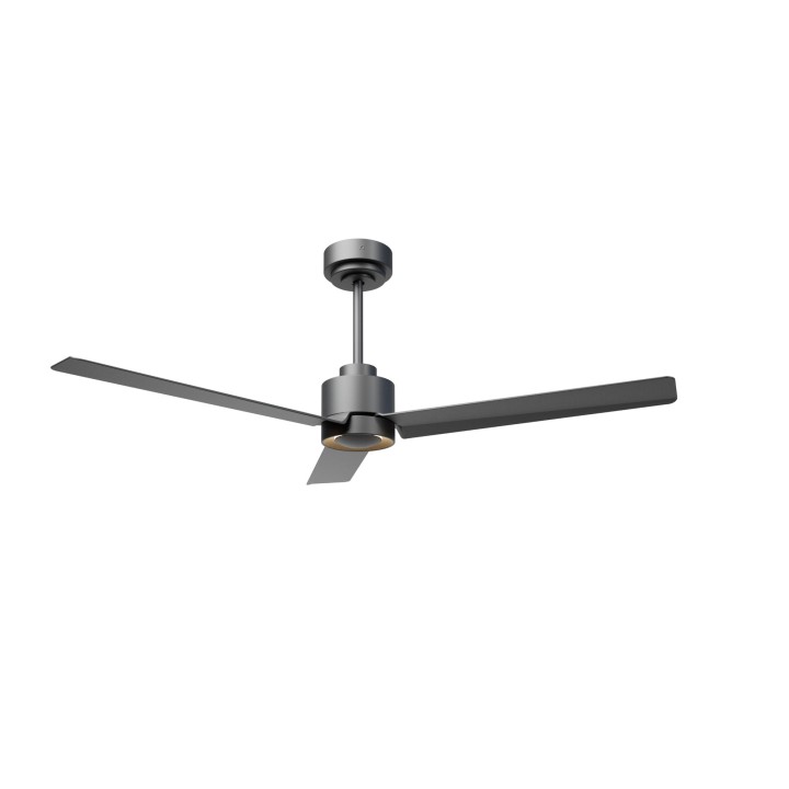 Ventilador ANNE M gris grafito palas gris grafito luz indirecta Sulion