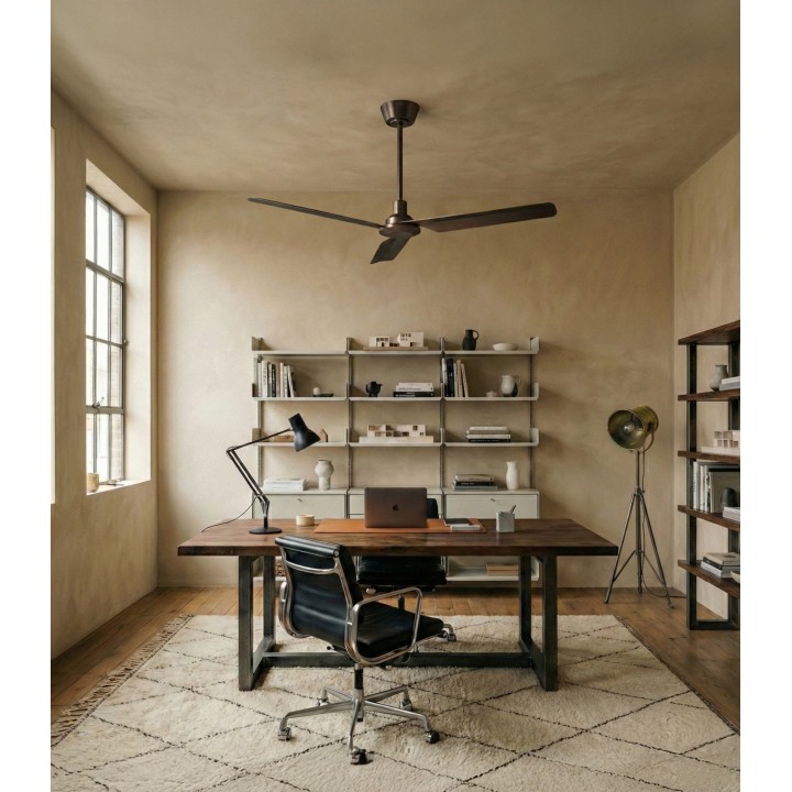 Ventilador NOX L marrón óxido diseño técnico – Sulion