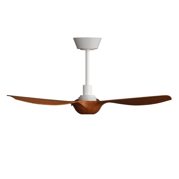 Ventilador IVY NEO S blanco palas madera con luz focal – Sulion