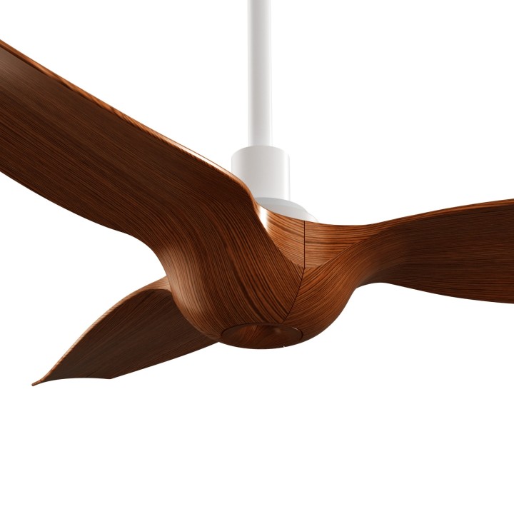Ventilador IVY NEO S blanco palas madera con luz focal – Sulion