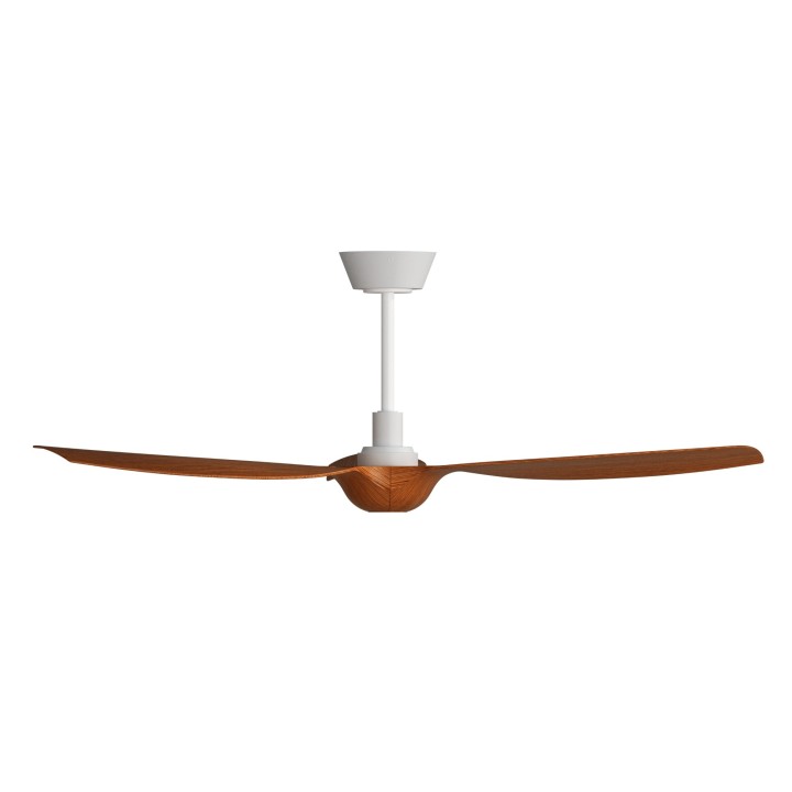Ventilador IVY NEO L blanco palas madera con luz focal – Sulion