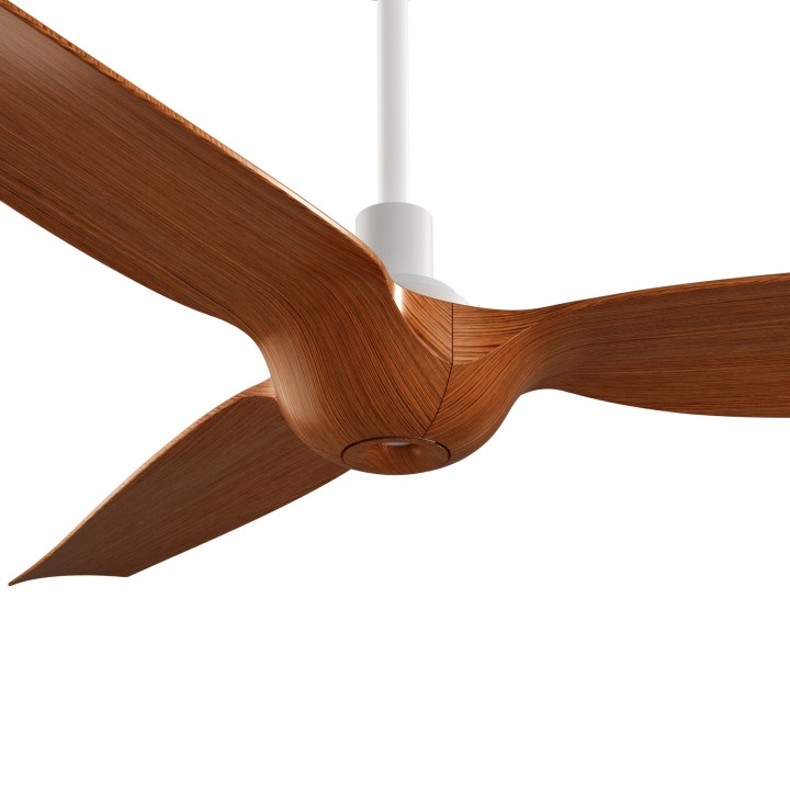 Ventilador IVY NEO L blanco palas madera con luz focal – Sulion