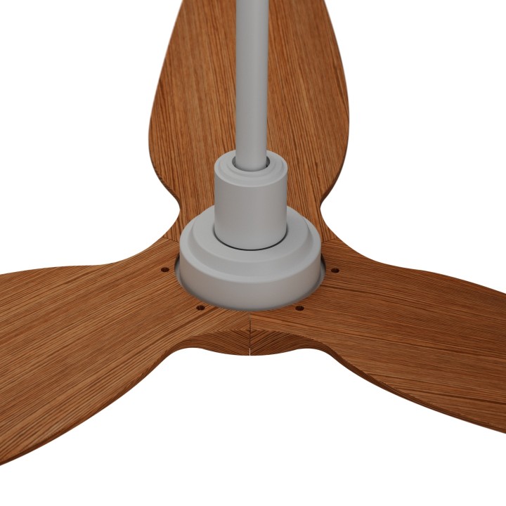 Ventilador IVY NEO S blanco palas madera sin luz – Sulion