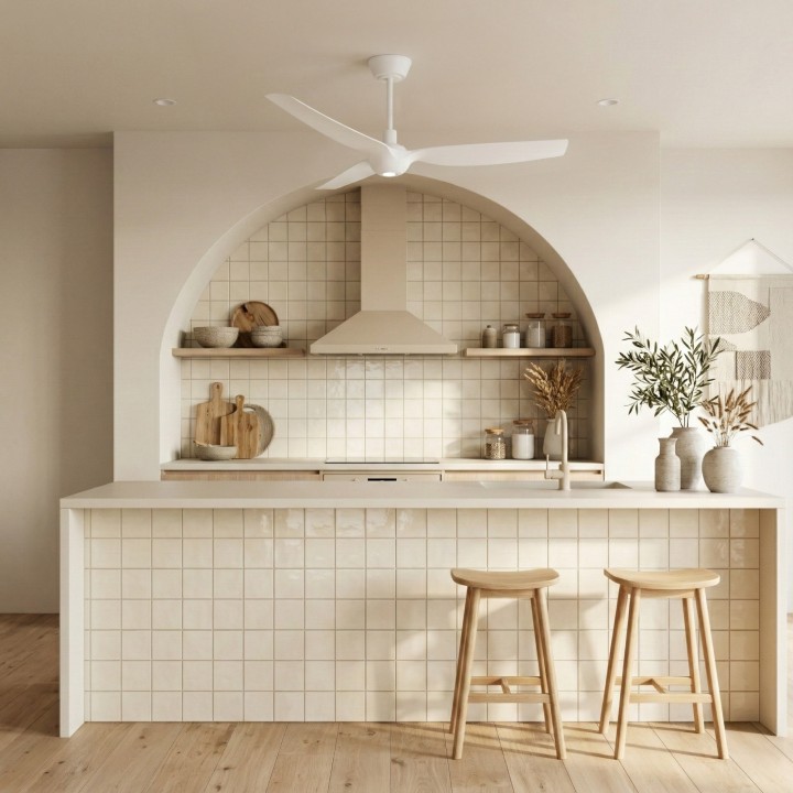Ventilador IVY NEO L blanco con luz focal – Sulion