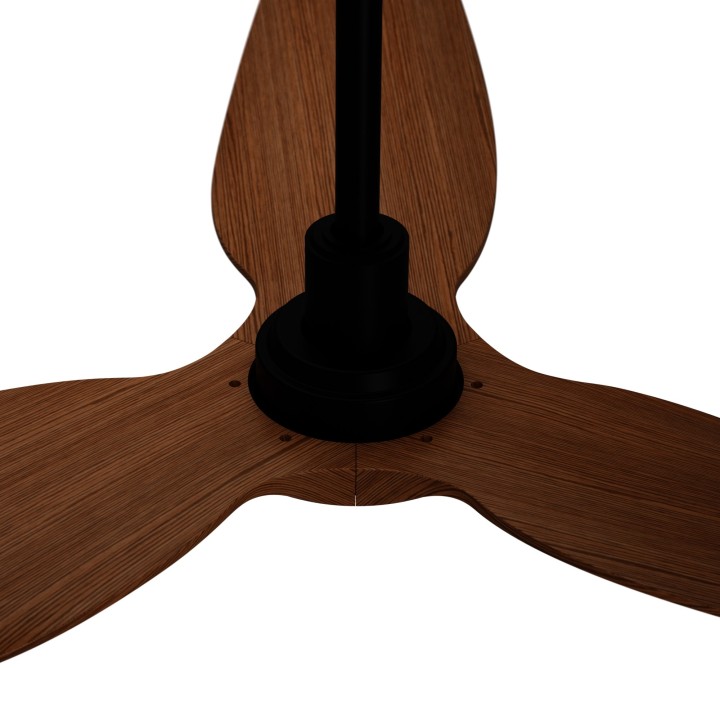 Ventilador IVY NEO S negro palas madera sin luz – Sulion